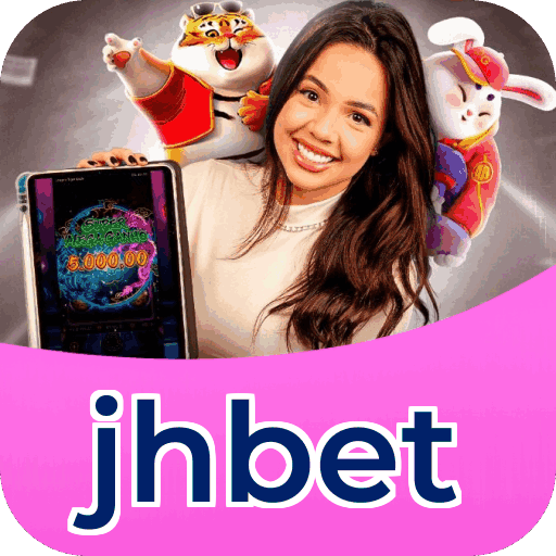 Interface do aplicativo jhbet mostrando jogos disponíveis no iOS e Android